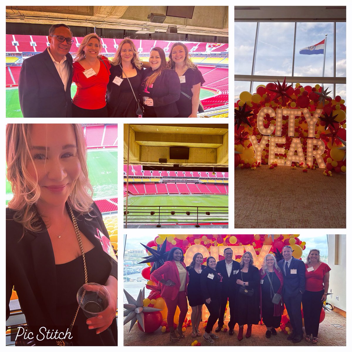Thanks @CityYearKC for an lovely evening! Loved being able to support the Kansas City 💛❤️ community! Great #MagentaGivingMonth moment with friends! @FruitWeasel13 @mirandajostark @boone712