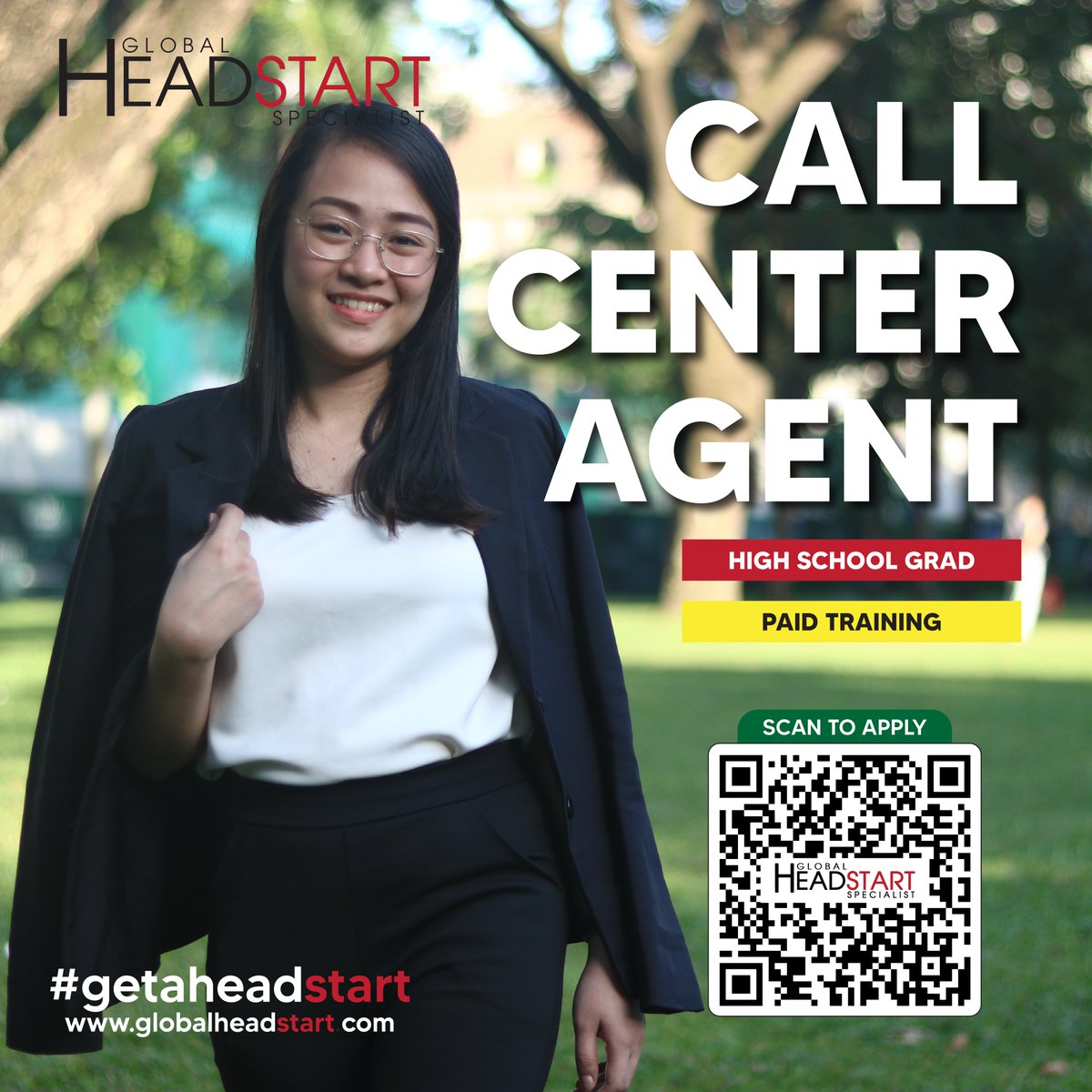GlobalHeadstart's tweet photo. Jumpstart your career in customer service! Join us as a Call Center Agent, no experience needed, just bring your great attitude and willingness to learn. Enjoy awesome benefits that will keep you with us for the long haul.

Apply at https://t.co/NYt6DvuAi6

#CallCenterJobs https://t.co/q0ZD15uDdE