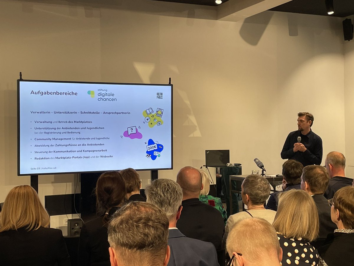 Heute starten wir mit dem #KulturPassLab in die Beta-Phase des KulturPasses! 🎉 Wir freuen uns sehr über die einführenden Worte Claudia #Roth <a href="/BundesKultur/">BKM Kultur & Medien</a> und die vielen Kulturanbietenden denen wir einen Einblick in den Maschinenraum gewähren! #KulturPass