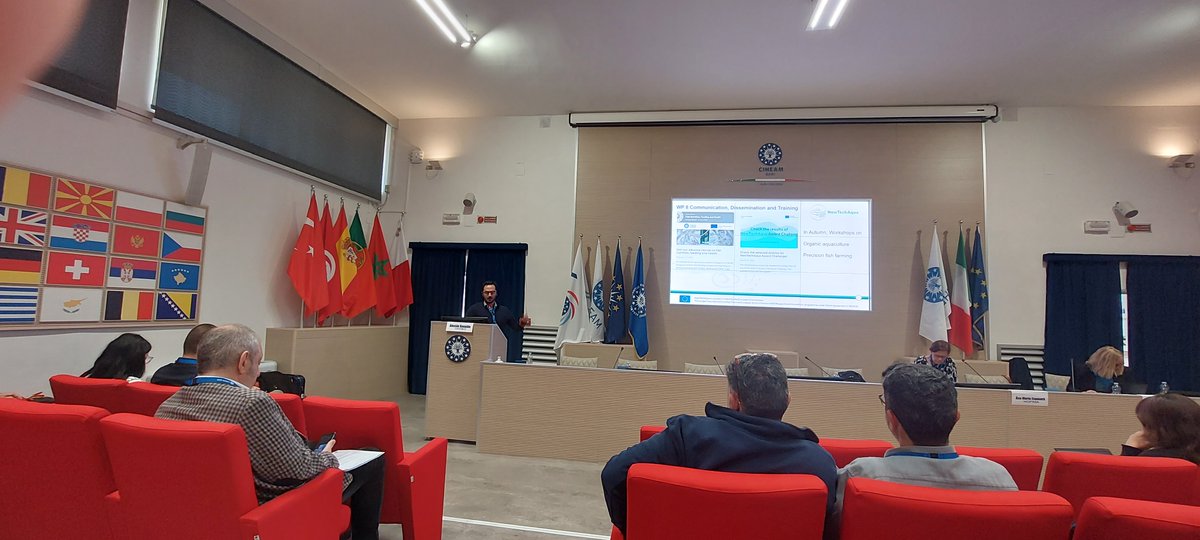 We are in 📍Bari (🇮🇹) attending the final conference of @futureeuaqua project! 

😃Thank you so much for inviting us and sharing best practices, recommendations & knowledge for a #sustainable & resilient #EuropeanAquaculture🐟