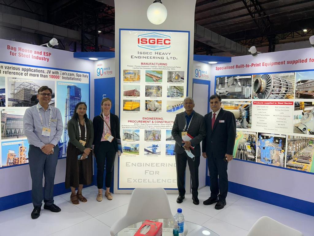 Isgec_engg's tweet image. Here is the glimpse of our day-2 participation at the #IndiaSteel2023.
We are here till tomorrow, 21st April 2023.
Visit us to witness the state of the art solutions contributing to the growth of the Steel industry.

Stall No. : 155A, Hall No. : 2
Venue : @indiasteelexpo 
#Isgec