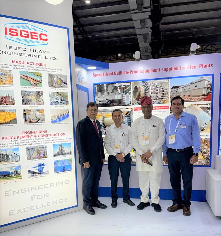 Isgec_engg's tweet image. Here is the glimpse of our day-2 participation at the #IndiaSteel2023.
We are here till tomorrow, 21st April 2023.
Visit us to witness the state of the art solutions contributing to the growth of the Steel industry.

Stall No. : 155A, Hall No. : 2
Venue : @indiasteelexpo 
#Isgec