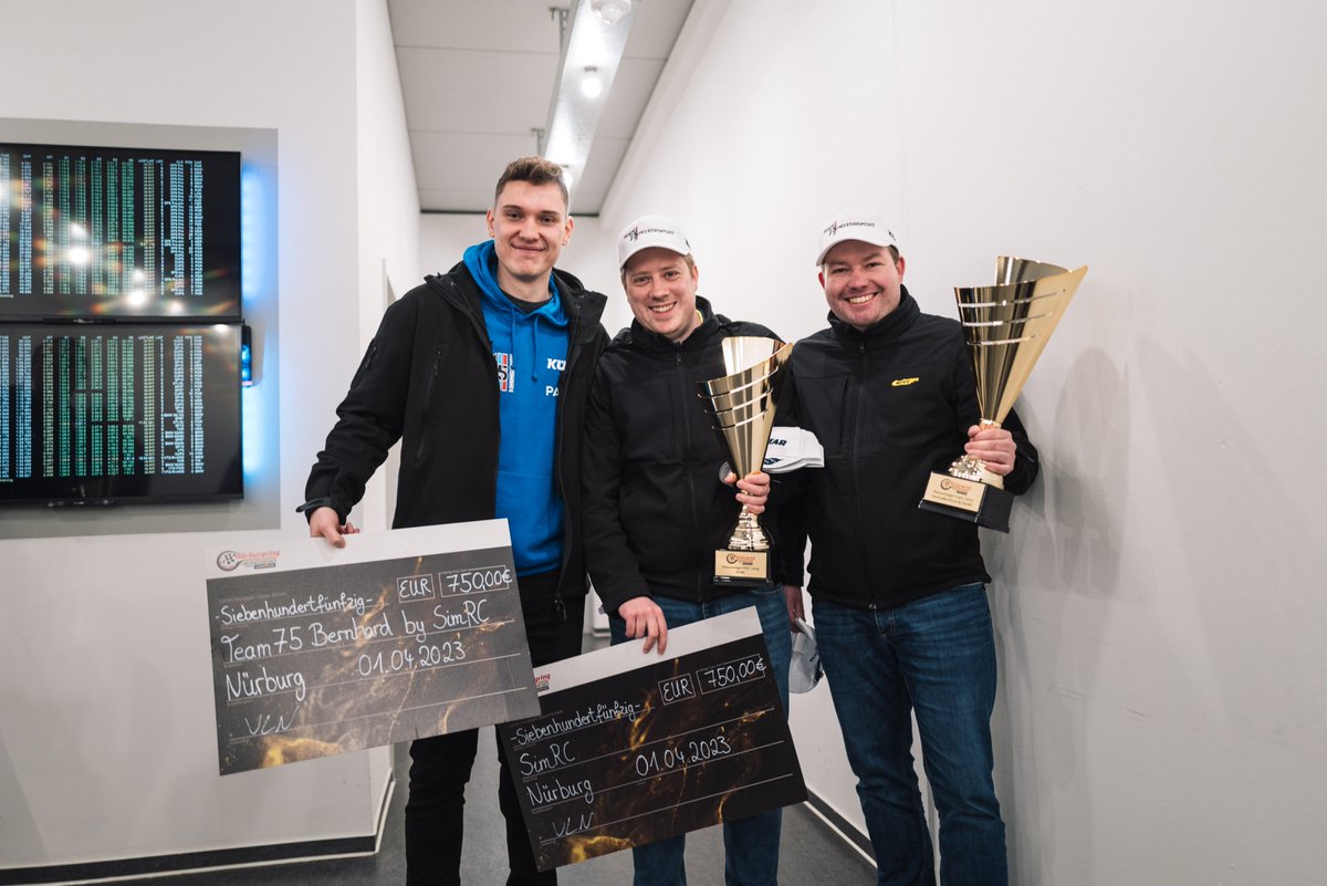 SimRC_de's tweet photo. #DNLS Champions ✅️

Shoutout to the @nuerburgring  for an amazing time 🤩 at the most recent round of the series where a prize giving ceremony was held for the #DNLS Champions 🙌

#DNLS https://t.co/DKi28HiBt0