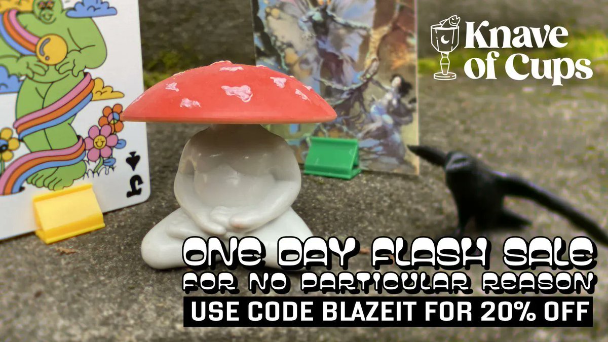 🌳🌳🌳 IT'S A 4/20 MIRACLE! 🌳🌳🌳 
🌳🌳🌳 WE'RE HAVIN A SALE! 🌳🌳🌳
TODAY ONLY, use code BLAZEIT to take 20% off your order. 
Everything's on the table, including stuff that's already on sale - got something you've been yearning for? TODAY'S THE DAY, MY FRIENDS