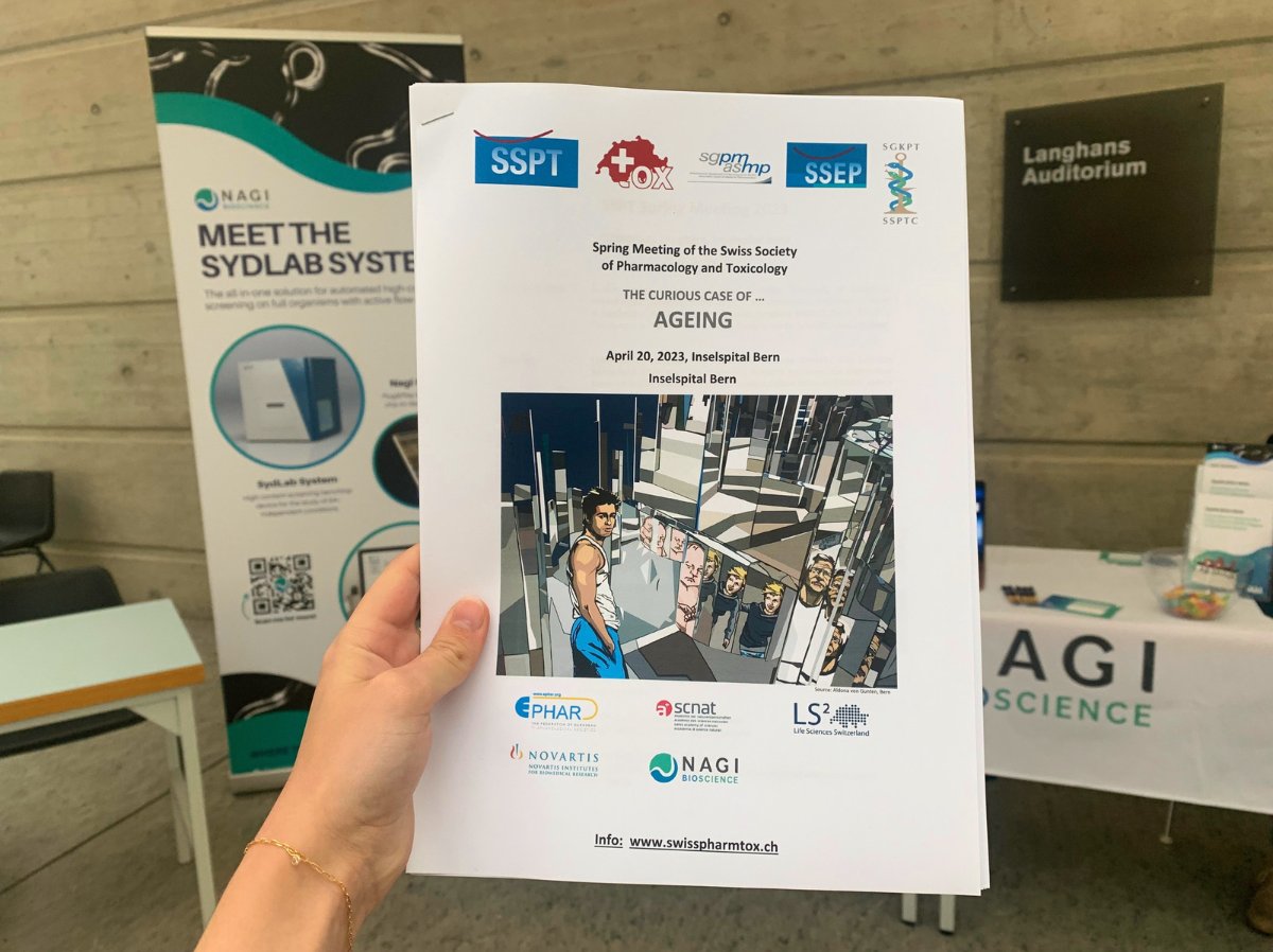 Nagibioscience's tweet photo. We are proud to sponsor the Swiss Society of Pharmacology & Toxicology #SSPT Meeting!
Have a chat with us at our booth or even better, check out #poster4 and see with you own eyes the power of SydLab One 🐛🔬 #inwormwetrust #Celegans https://t.co/20y6MI5veb