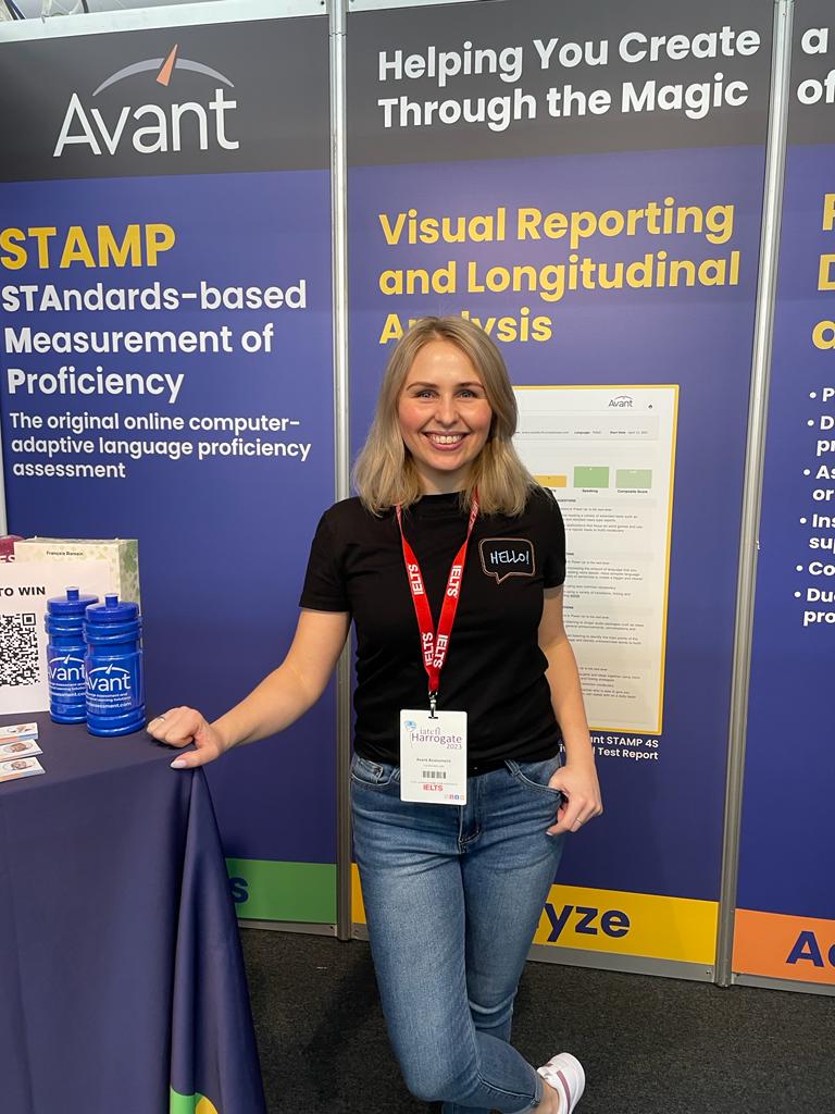 Eaquals's tweet photo. Day 3 at the @IATEFL Conference🤩
Today @McLaughlinLou the Executive Director of #Eaquals, met with @johnianstone & @andycowle from @Avallain @Wioleta Antecka from @AvantAssessment and @miprofeAP from @globalbilitseal all of whom are #EaqualsAssociateMembers ⭐
#IATEFL #intled https://t.co/j9v1P0JZLW