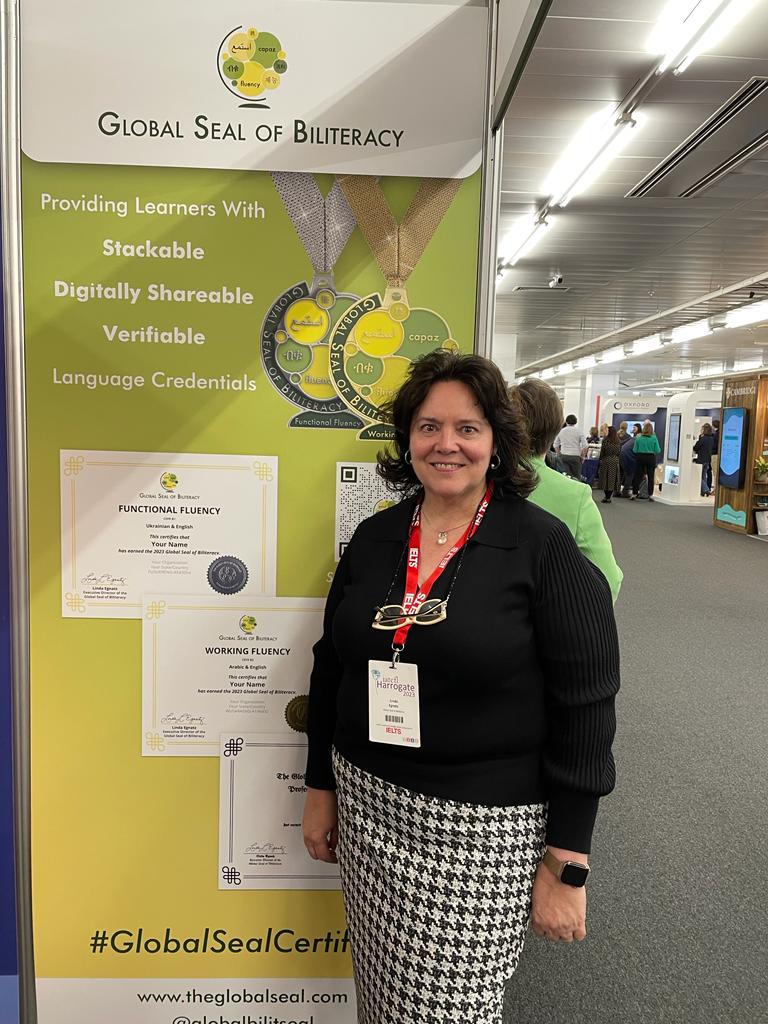 Eaquals's tweet photo. Day 3 at the @IATEFL Conference🤩
Today @McLaughlinLou the Executive Director of #Eaquals, met with @johnianstone & @andycowle from @Avallain @Wioleta Antecka from @AvantAssessment and @miprofeAP from @globalbilitseal all of whom are #EaqualsAssociateMembers ⭐
#IATEFL #intled https://t.co/j9v1P0JZLW