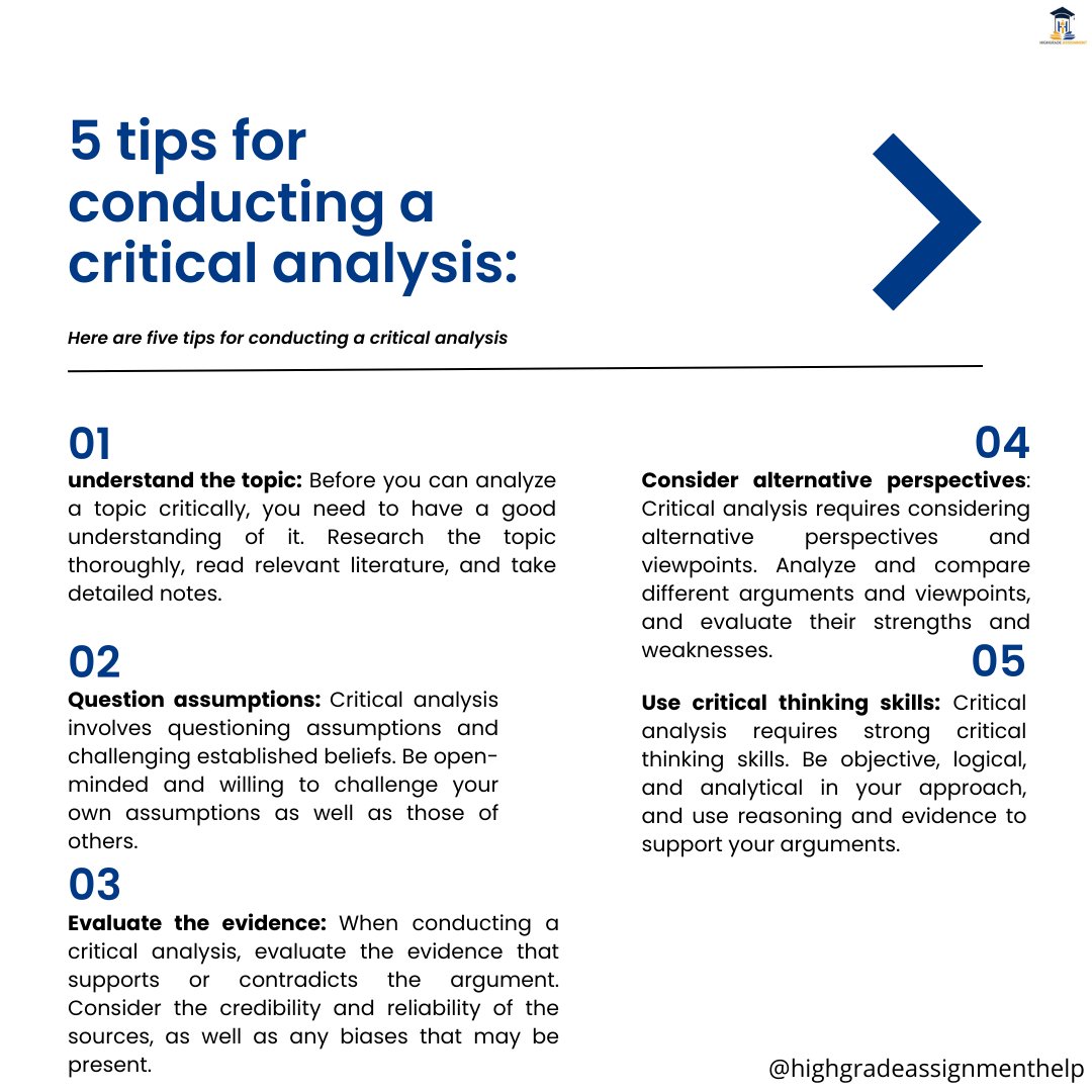 5 tips for critical analysis
.
.
#assignmenthelp #academicsuccess #assignmenthelp #professionalassistance #discountoffer
#studyblrcommunity #studyplan #studymotivations #newstudygram #studyabroad #studysmarter #studymedicine #writingservices #Writershub #writersconnection #assign