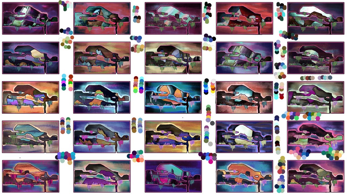Twisted_Ramble's tweet photo. Happy #Throwbackthursday!
Designing our levels took some time. First, as always the colorscheme! After building the levels realizing that backgrounds and lighting are important and lastly deciding that we dont want "floating" platforms. https://t.co/0xFPIvzCpc