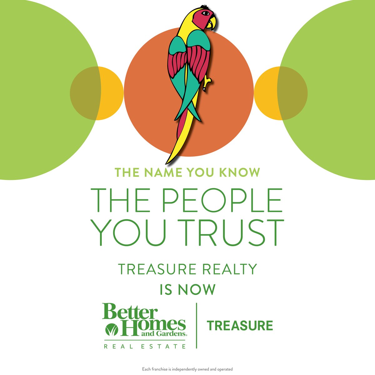 TreasureSales's tweet image. Big News! 
New Name - same Trusted Local Experts. 
Better Homes and Gardens Real Estate brings  name recognition and access to advanced marketing resources, tools &amp;amp; technology that  provide our clients with an unmatched real estate experience.  #ExpectBetter #TrustedLocalExperts
