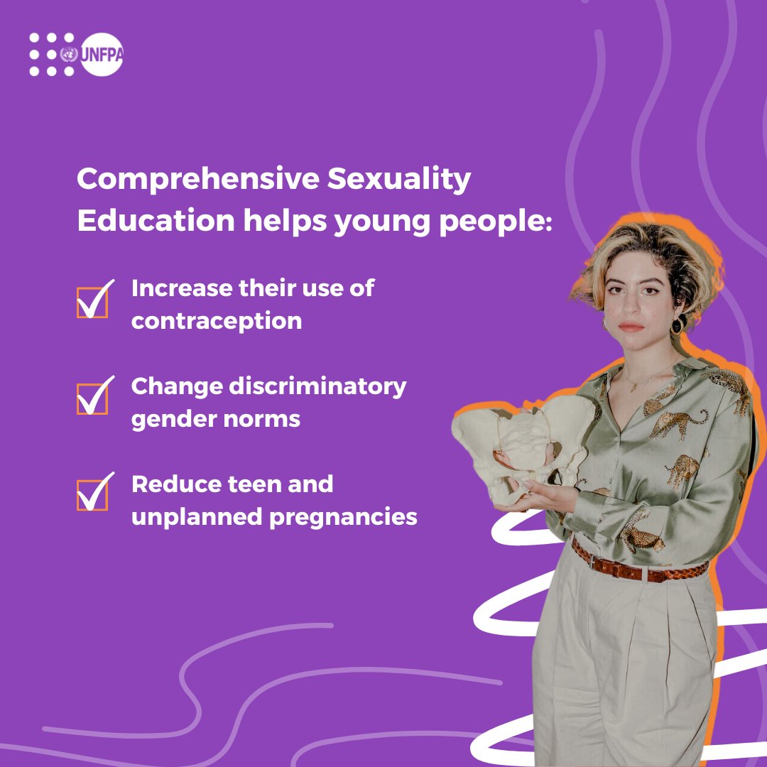 UNFPA_ESARO's tweet photo. #SexEd enables young people to make informed decisions about their dignity, autonomy and sexuality.

RT if you agree and get all the facts from @UNFPA: https://t.co/FqIBEbAdEt

#CPD56 #Act4All #GenerationEquality #BodilyAutonomy https://t.co/cIGGfPvQQy