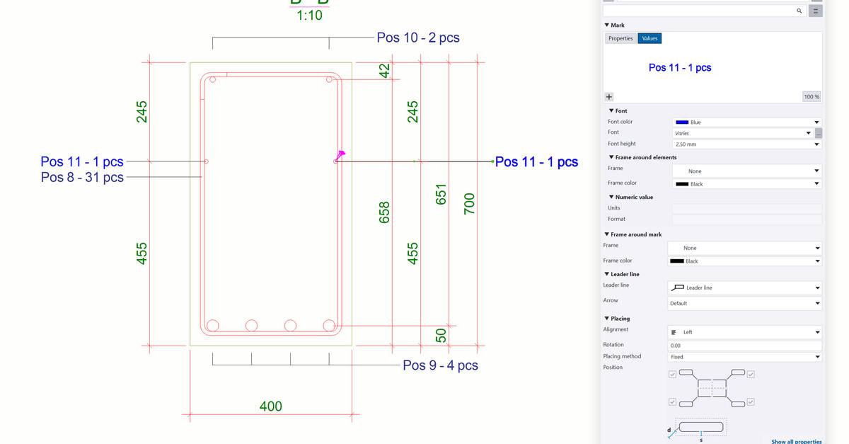 tekla_FR's tweet photo. Voici le nouveau panneau Propriétés pour une édition intuitive des dessins dans Tekla Structures 2023 ! Avec l'éditeur visuel personnalisable, créez et modifiez facilement des objets de dessin en copiant des propriétés entre eux. 👉https://t.co/FN7P9iJMEu
#TeklaStructures https://t.co/lRCmoOBEDB