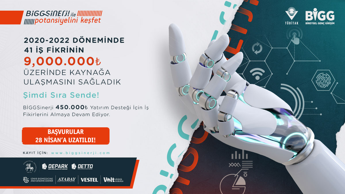 2020-2022 Döneminde verdiği eğitim ve mentorluk ile 41 Projenin destek almasını sağlayan BİGGSinerji programının başvuruları 28 Nisan'a uzatıldı!

Başvuru için biggsinerji.com