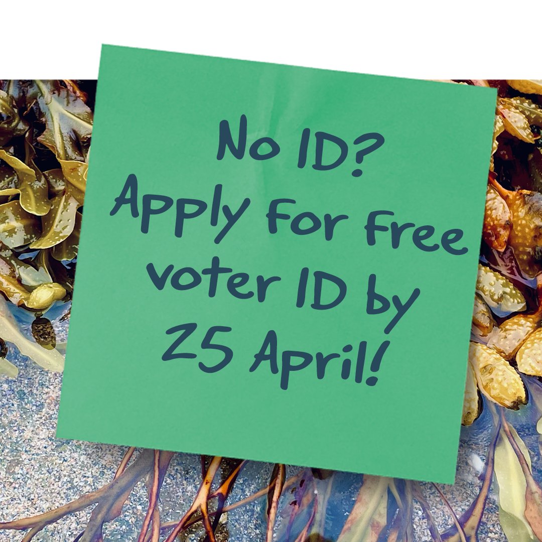 For elections in England this May, you must bring photo ID to vote. No ID? Apply for free voter ID before 5pm, Tuesday 25 April. Find out what ID is accepted and apply for free voter ID if you need to ⬇️ electoralcommission.org.uk/i-am-a/voter/v…