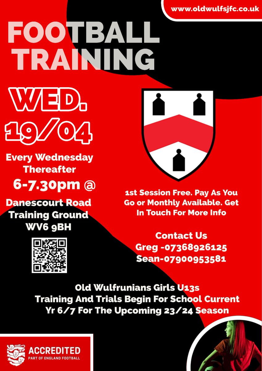 ColtonHillsCS's tweet photo. Do you like to play football? Are you in Year 7? Girls football training now available every Wednesday evening at 6pm. Get in touch with @OldWulfsJFC for more information.
#Exercisingpotential #girlscan #ColtonHills https://t.co/EKbfjpLoCp