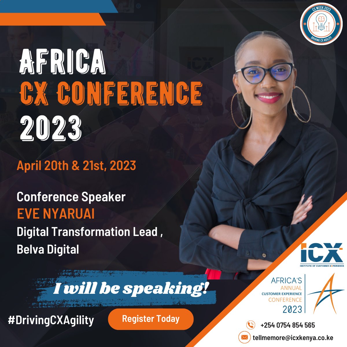 icx_kenya's tweet photo. Our panel session on digital transformation consists of 
@JimmyMasinde, @lokomba, John Amach, @EvelynNyaruai and Solomon Chiedo, moderated by @WaviMungala. 

#AfricaCXConference2023 
#DrivingCXAgility https://t.co/xcVDQhckSV