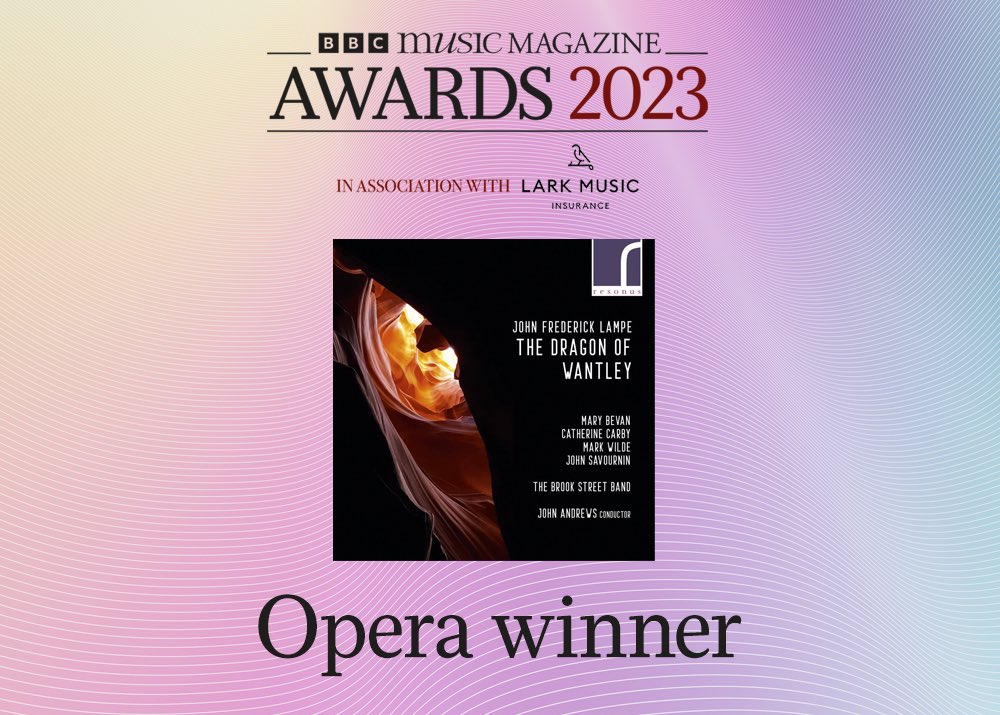 Victory for all the dragon lovers out there last night when Lampe’s ‘The Dragon of Wantley’ won the Opera award at the <a href="/MusicMagazine/">BBC Music Magazine</a> Awards!! Thank you to <a href="/ContinuoFndn/">Continuo Foundation</a> for making it possible. Congrats all! <a href="/JKAConductor/">𝗝𝗼𝗵𝗻 𝗔𝗻𝗱𝗿𝗲𝘄𝘀</a> <a href="/BrookStreetBand/">TheBrookStreetBand</a> <a href="/bycarbytrain/">Catherine Carby</a> @proudsongster