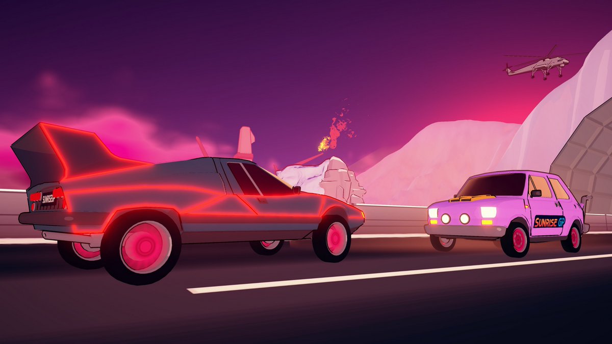KrolMichal's tweet photo. Z piskiem opon na #Switch wjeżdżają dzisiaj wyścigi Sunrise GP od studia Garage 5 (aka @SylwesterOsik). Wydawcą jest @GamedustTT. Cena promo (-10%): 44,10 zł. Trailer i link do sklepu w komentarzu.
#polskiegry #SunriseGP #Nintendo #Garage5 #Gamedust #giełda #GPW #NewConnect https://t.co/9T1AEK6N7h