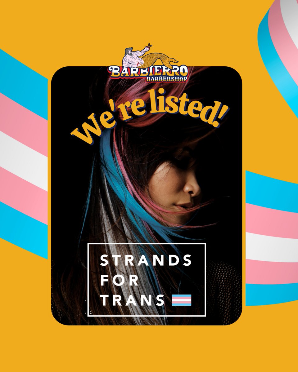 gupitbarbierro's tweet photo. The news is out! π
Barbierro is now included in the global network #StrandsForTrans, an alliance between hair, beauty, and wellness industries & orgs that seek to create and inspire safe & positive experiences for all guests, especially guests from the trans community. π³οΈβππ³οΈββ§οΈ https://t.co/ztCIFNMXSk