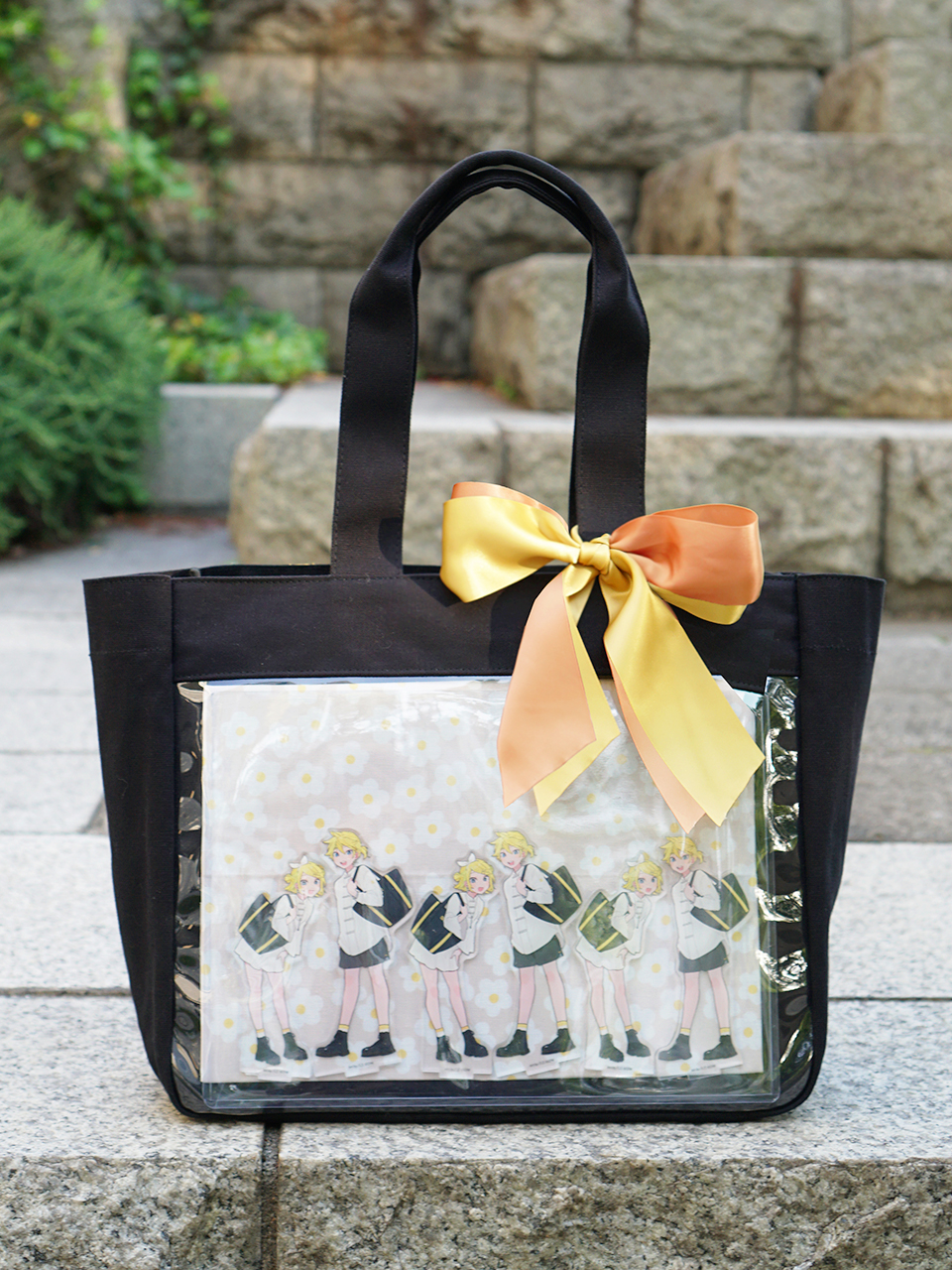 鏡音リン・レン キャンバストートバッグ ブランケット 鏡音リン・レン ラージトート [鏡音リン・レン] | 公式