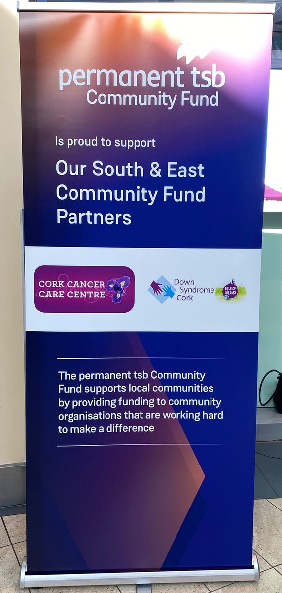 FastasITcan's tweet photo. It’s a beautiful morning in @mahonpointsc for our Charity Spinning session in aid of @permanenttsb Charity partners @corkcancercare &amp; @DSCork Call in &amp; show your support https://t.co/W7VQkARccH