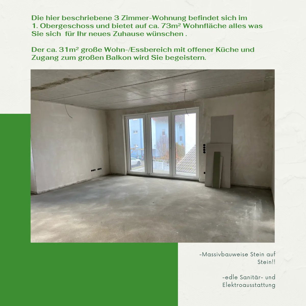 immoinoglu's tweet photo. Helle 3-Zimmerwohnung im Neubau in Biebesheim
In ruhiger Lage von Biebesheim befindet sich im gepflegten Umfeld diese neue, moderne Eigentumswohnung.
Details: https://t.co/H9O9OA5ptq
#wohnung #immobilien #rüsselsheim https://t.co/KJAEynWbob