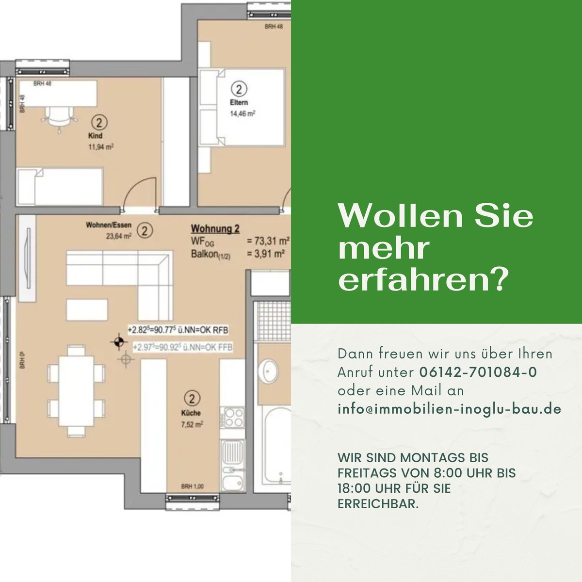 immoinoglu's tweet photo. Helle 3-Zimmerwohnung im Neubau in Biebesheim
In ruhiger Lage von Biebesheim befindet sich im gepflegten Umfeld diese neue, moderne Eigentumswohnung.
Details: https://t.co/H9O9OA5ptq
#wohnung #immobilien #rüsselsheim https://t.co/KJAEynWbob