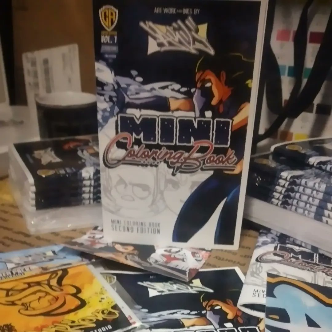 chroniCAvenger's tweet image. The re issue came out really nice.  Like a real book. 😁 order yours now.
All new merch. Mugs, tshirts,  sweatshirts and hoodies... of course sticker packs. Link in the place links go or visit the website team31.studio #chroniCAvengers #caallday #kbhcrew #nasacrew