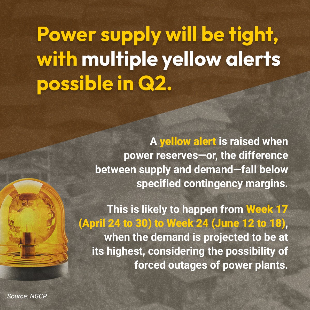 icsc_ph's tweet photo. This week, ICSC released the Luzon #PowerOutlook Report 2023, warning of thin power supply operating margins across Luzon in the next few months. Here’s what you need to know about the power supply this summer.
#EnergySecurityNow #NoMoreBrownouts #NoMorePriceHikes https://t.co/t7WFngReQY