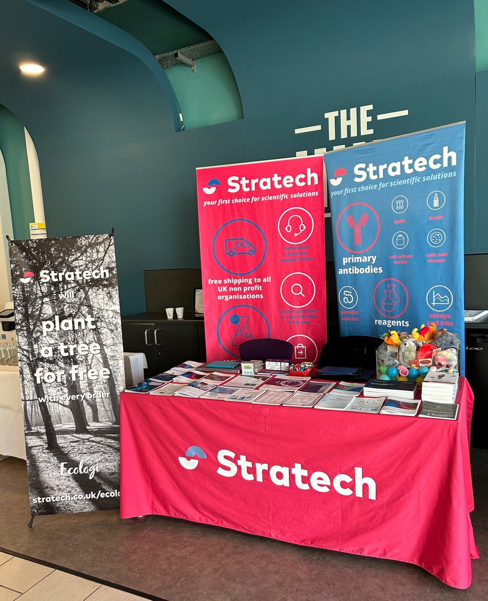 ChandniStratech's tweet photo. Drop by our stand at The Edge @sheffielduni #BSMB to speak to me and @Adam_Stratech. Find out about +3million products @Stratech_UK and chance to win a #GIANTmicrobe! https://t.co/L1r1yvXJ6A