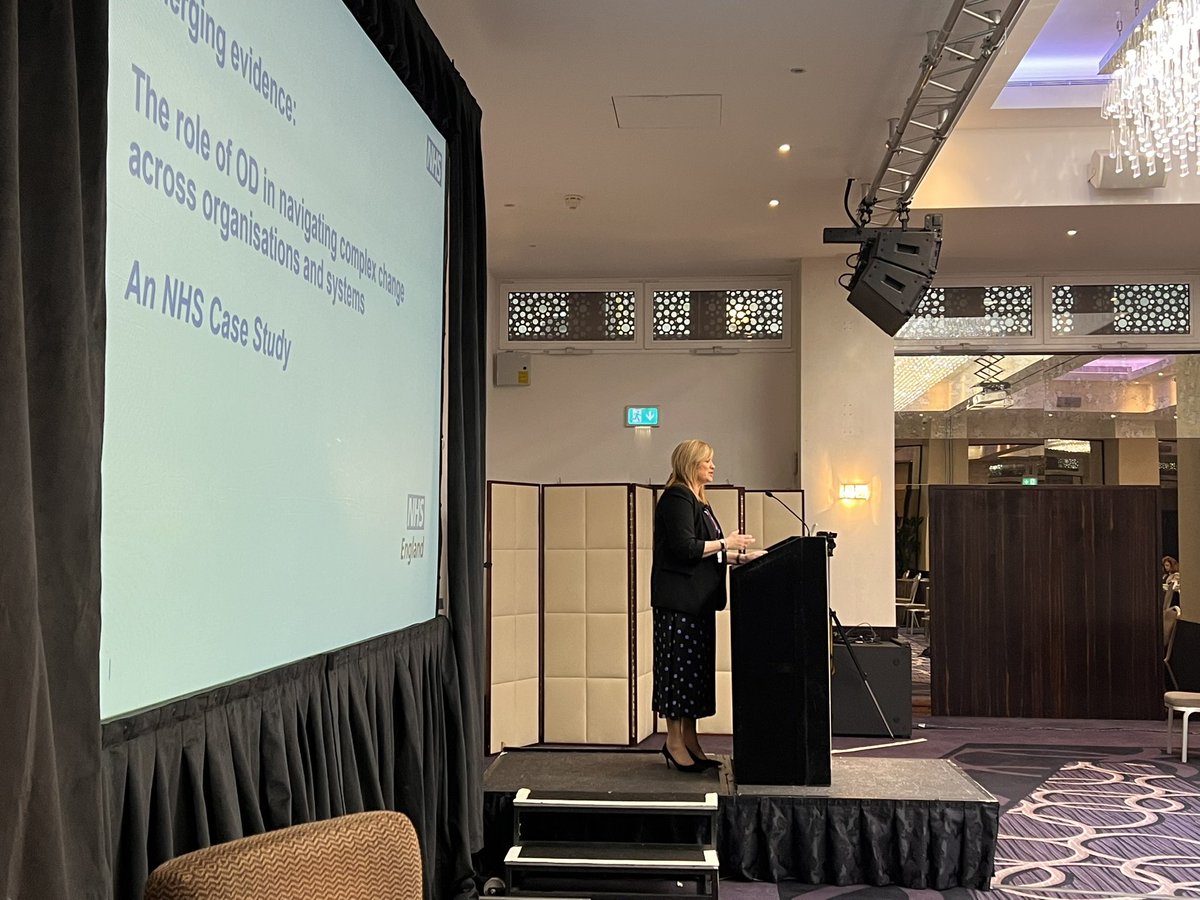 MiPS1608's tweet photo. Second speaker underway at #cipdODD @KellyAngusHR is helping us navigate complex change. If anyone can help it’s the NHS! #ViewFromTheChair https://t.co/KYWEBsZDJx