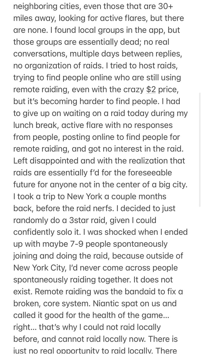 PoGo_Raiding's tweet photo. « I just started getting back into the game near the end of summer last year after a multi year hiatus due to having a kid. » - Go Raiding survey participant. 

Leave your testimonials on https://t.co/TqE3VGCuAq.

#GoRaiding #HearUsNiantic #HearUsNiantic2 https://t.co/5e1CYQ1pBU