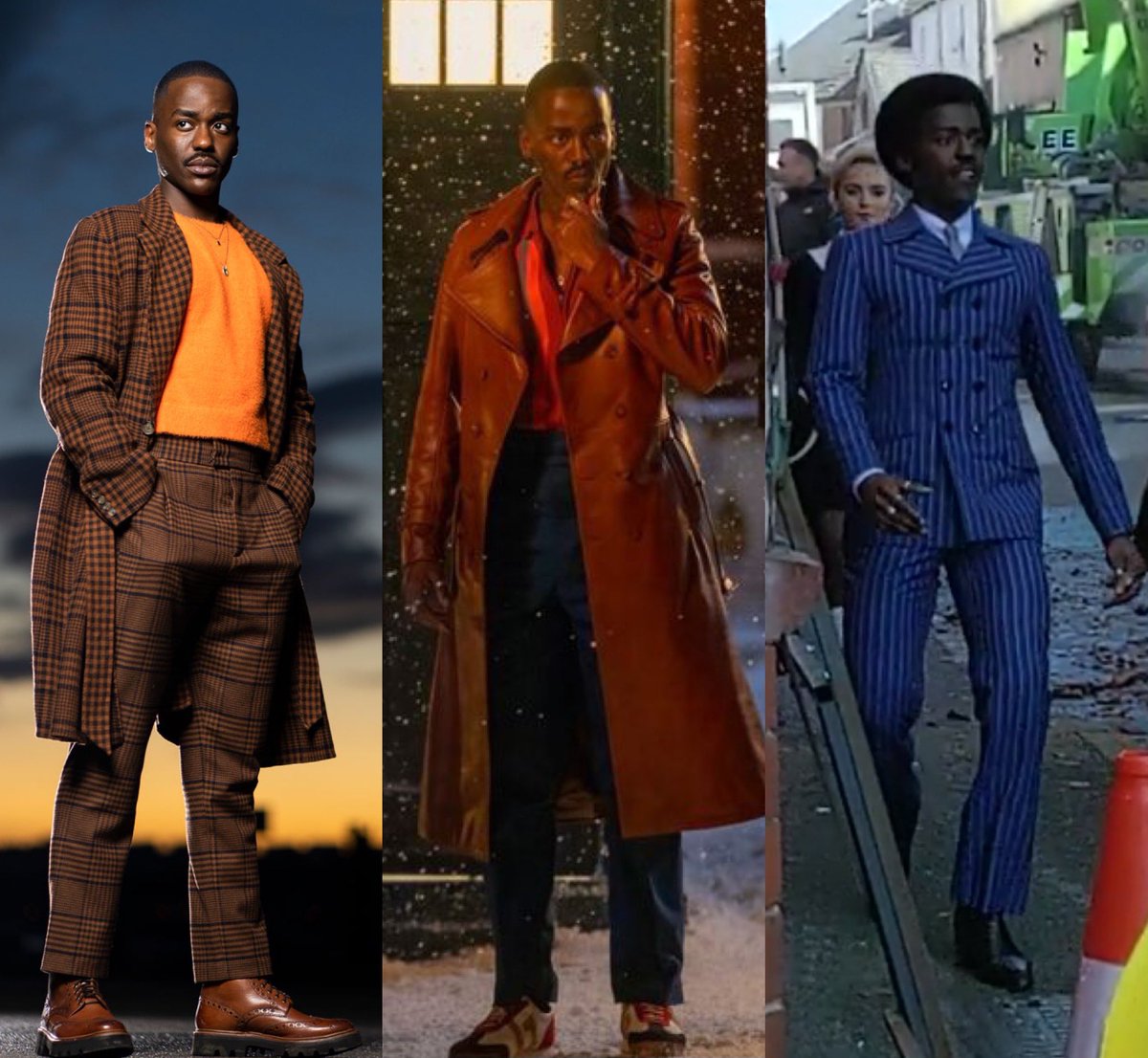 Every 15th Doctor look we’ve seen so far 
❤️❤️➕🟦

This is officially going to be the most diverse wardrobe a Doctor’s ever had!