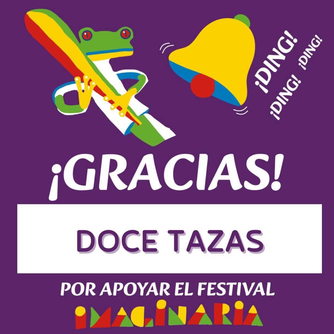 Imaginariafest's tweet photo. 🐸 ¡Croac, croac, a todo el mundo!

¿Lo notáis? ¡Me tiemblan los croacs! ¡Estoy nerviosísima a la par que feliz por la presentación de esta tarde! 🥰

Mientras tanto, siguen llegando colaboraciones. ¡Muchas gracias a @docetazas por ser parte de #Imaginaria! 🥳 https://t.co/UsxDaGqkUv