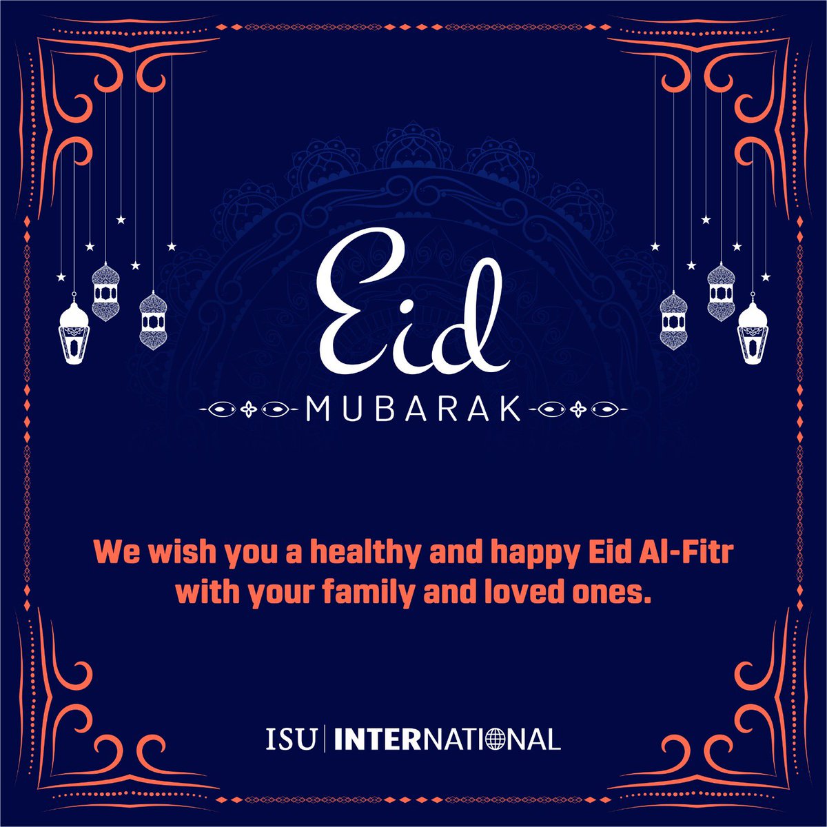 isuintoffice's tweet photo. We wish you a happy and joyful Eid as the International Office! https://t.co/ASDajwNSAP