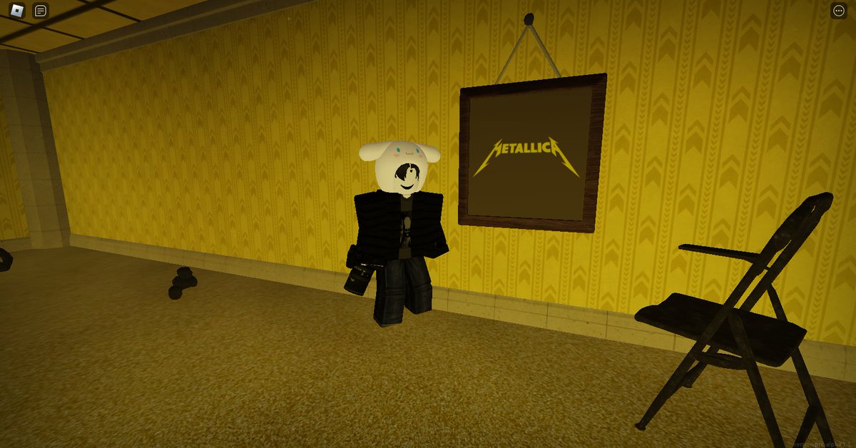 xKEEPITMELLO's tweet photo. Metallica x Backrooms https://t.co/wqx28auwuv