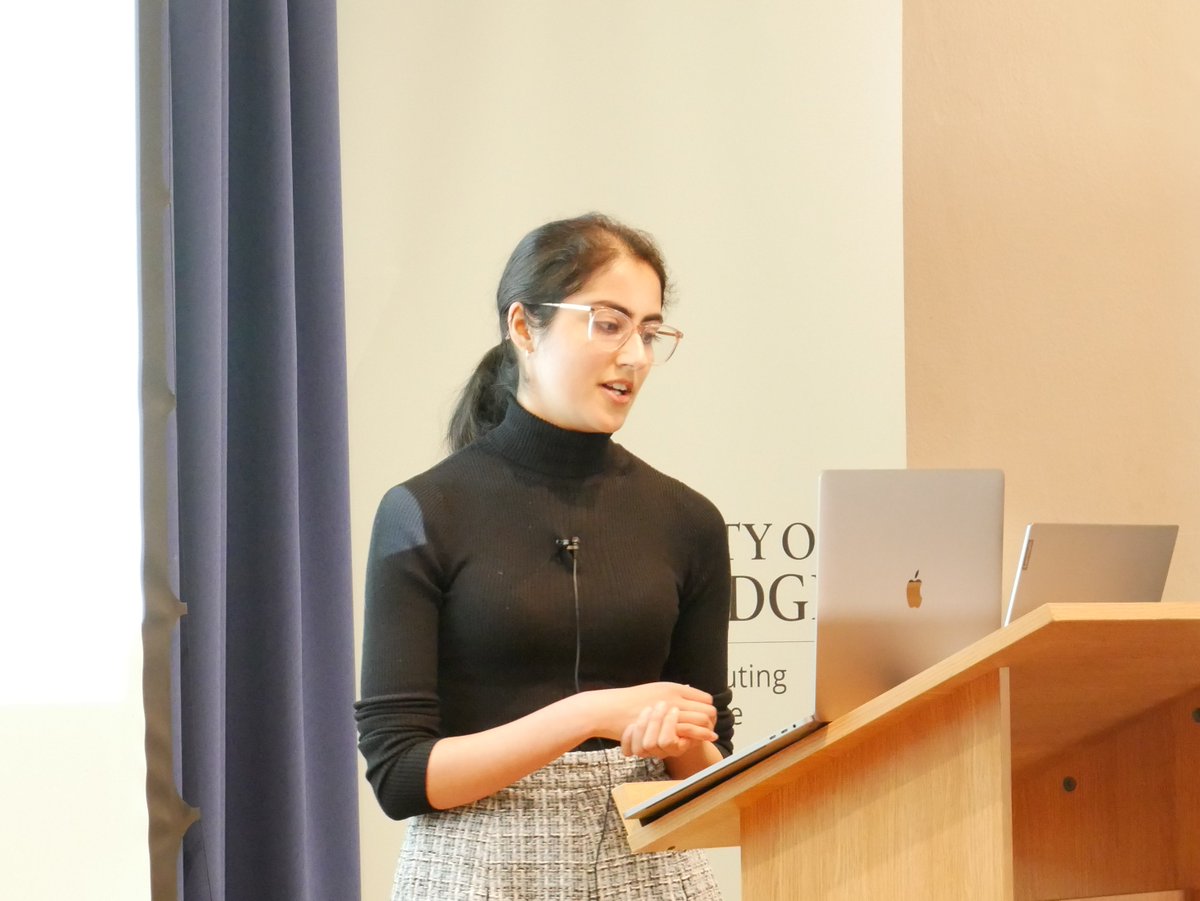 Cambridge_ICCS's tweet photo. Day 2 of #CI2023 is now under way! Yesterday was filled with many informative talks, including a fantastic keynote by @shakir_za on 'Generative Models for Climate Informatics'.

Looking forward to the keynote by @laurezanna this afternoon!

@MalaVirdee @JimCircadian @icenet_ai https://t.co/e6ZrOZDmWf