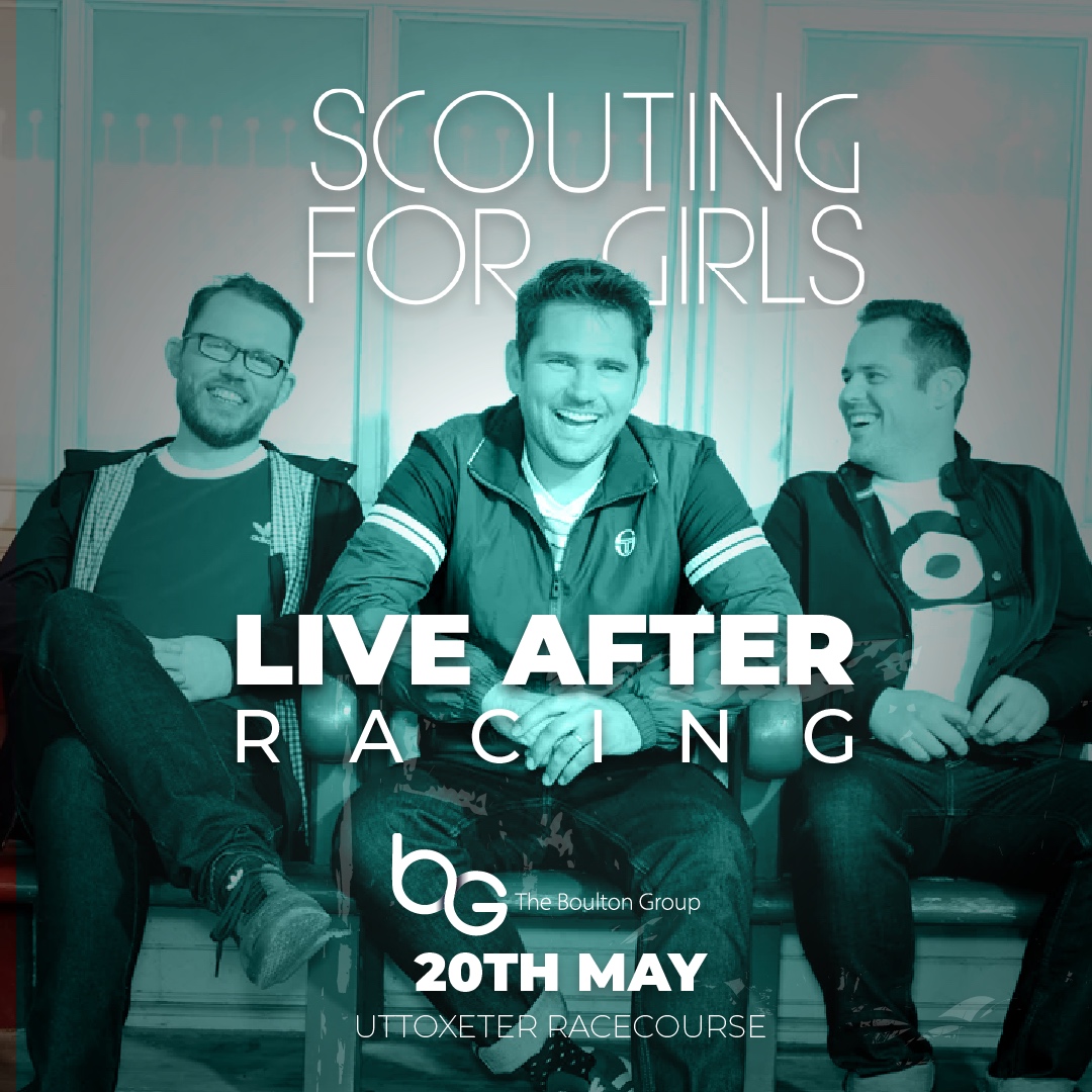 TheBoultonGroup's tweet photo. It's almost time to get your dancing shoes on! 🤩 Only 1 month until Scouting For Girls come to town and turn your night into a dance party 💃.

Find out more https://t.co/u2dhxQWMBc

#TheBoultonGroup #ScoutingforGirls #Crewe #Uttoxeter #Cheshire #Liveafterracing #BoultonGroup https://t.co/Y8f9emWBQO