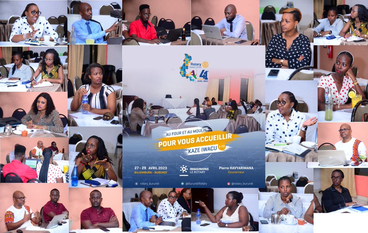 Au four et au moulin pour vous accueillir !💃🏾🕺🏾
J-6 🥳

#41è_CDD_Bujumbura
#Rotaryinternational
#District9150
#Rotaryburundi
#Rotaractburundi
#Imaginonslerotary