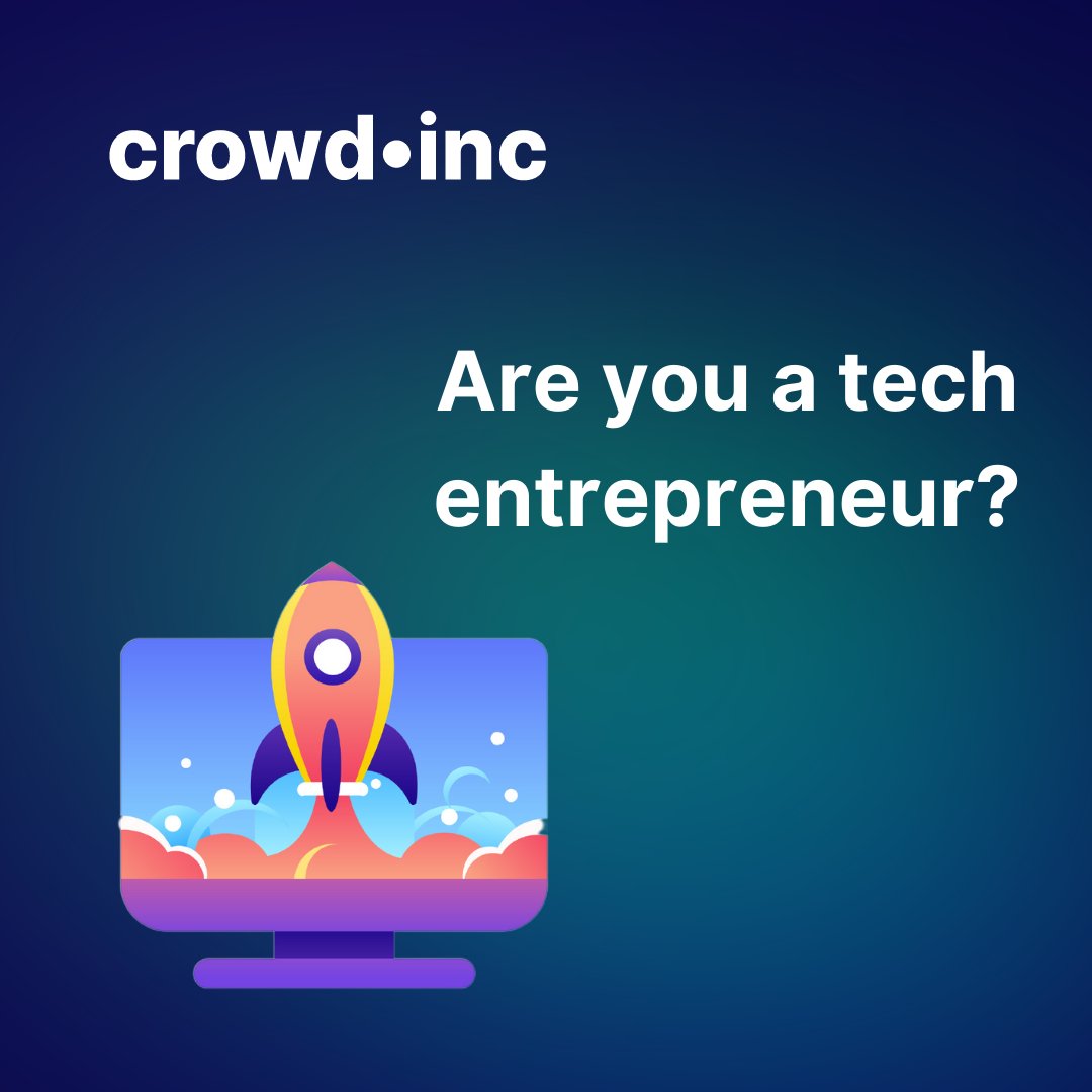 crowdinc_'s tweet photo. Are you a tech entrepreneur?

https://t.co/E9YJsCj6vh

#Crowdinc #StartUp #CrowdCommunity
#StartupLife #Entrepreneurship #StartUpEcosystem https://t.co/5fmtkh1QQJ