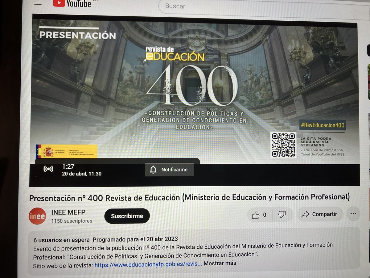 Podéis seguirlo in streaming