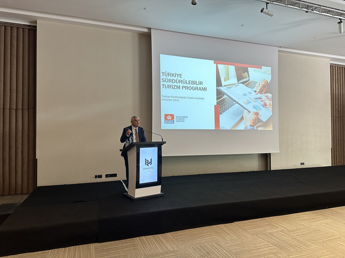 RoyalCertTR's tweet photo. Sürdürülebilir Turizm Endüstri Kriterleri TR-1 Hakkında Bilgilendirme Toplantısı
@ilicahotel ev sahipliğinde gerçekleştirildi.

İzmir Kültür ve Turizm Müdürü Sayın @KaracantaMurat, Çeşme Kaymakamı Sayın Mehmet Maraşlı, Çeşme Esnaf ve Zanaatkarlar Odası Başkanı Sayın @kofuncu_osman, Çeşme Turistik Otelciler Birliği (ÇEŞTOB) Başkanı @demyakup ve RoyalCert Türkiye adına GSTC Başdenetçimiz tarafından toplantının amacı ve bu kriterlerin neler olduğu hakkında bilgilendirmeler yapıldı.

Tüm katılımcılara ve konuşmacılara teşekkür ederiz.
Sürdürülebilir Bir Gelecekte Yıldız Olun !

@cesmekymkamlik @cesmecomtr @iktm35
