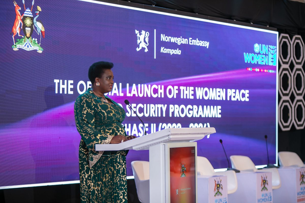 unwomenuganda's tweet photo. Hon.Betty Amongi @Mglsd_UG: Uganda was among the first countries in Africa to develop a National Action Plan on UNSCR 1325. The NAP III (2021-2025) was officially launched by H.E the President of Uganda on 8th March 2021. https://t.co/r11sgBfvtV
