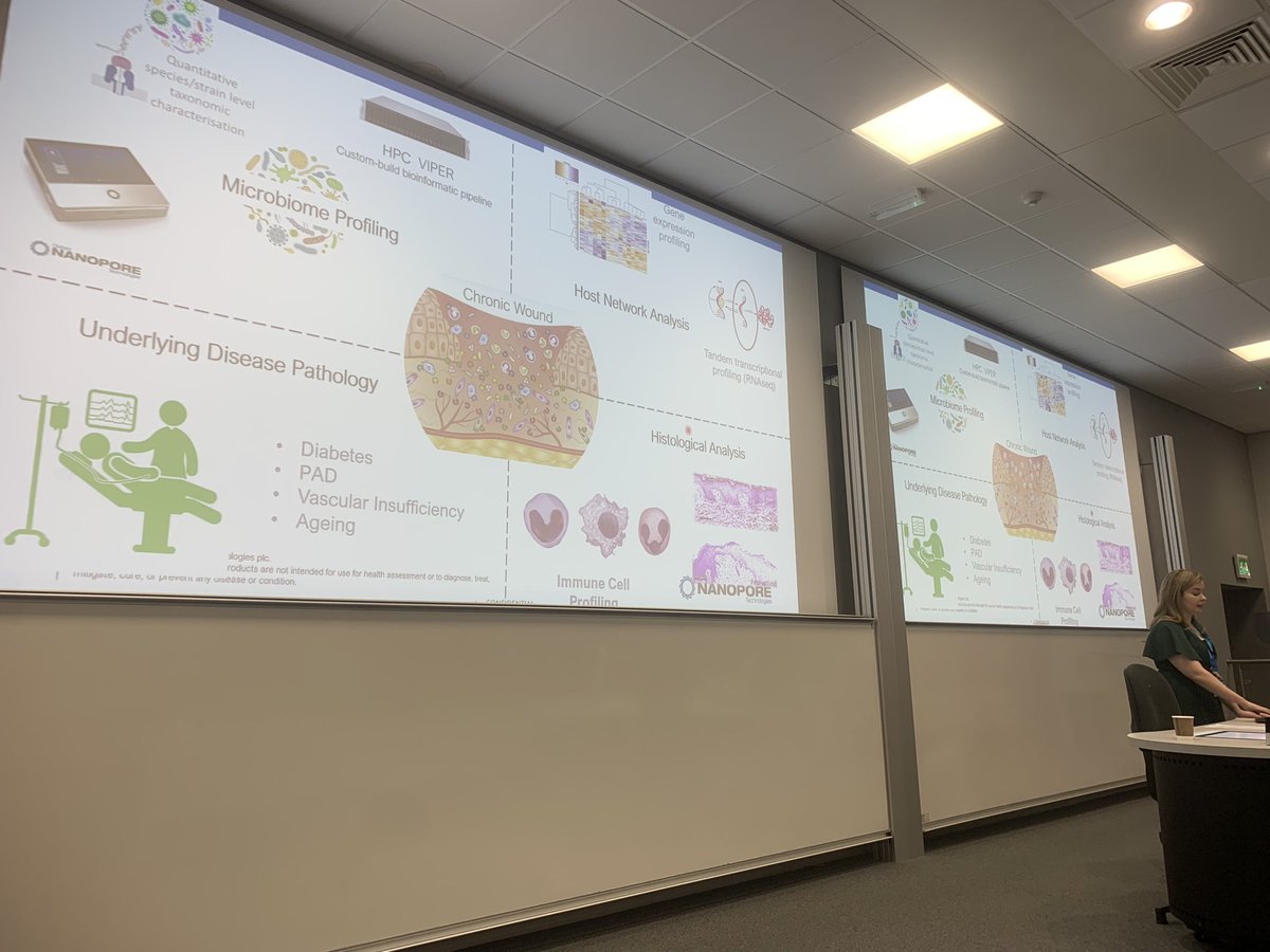 Rachel_ONT (@rachel_ont) on Twitter photo Amber Strafford <a href="/UniOfHull/">University of Hull</a>, presenting on the impact of microbiome sequencing with <a href="/nanopore/">Oxford Nanopore</a> in wound healing. Excited to see whatās next with their new Promethion24. Amber Strafford <a href="/UniOfHull/">University of Hull</a>, presenting on the impact of microbiome sequencing with <a href="/nanopore/">Oxford Nanopore</a> in wound healing. Excited to see whatās next with their new Promethion24.