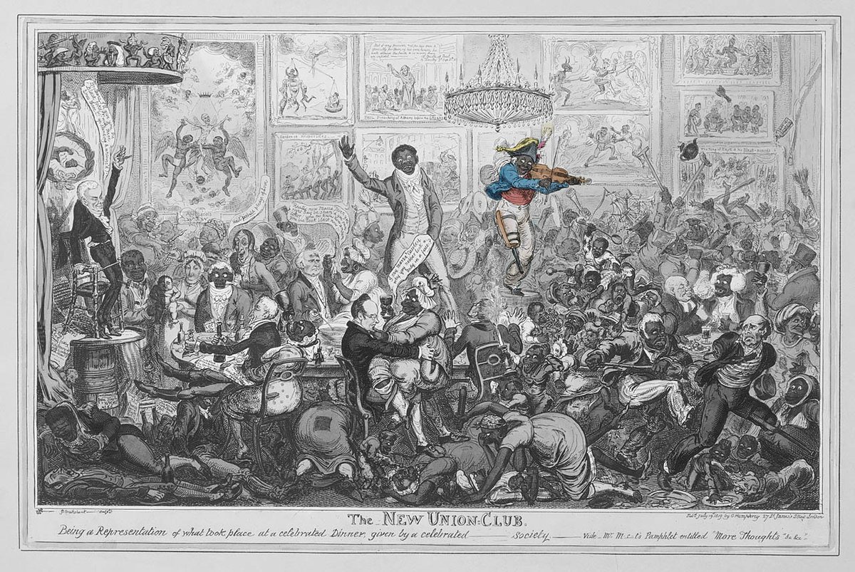 Celebrating 200th anniversary of the death of Billy Waters, Episode 6 of the BP2 Podcast @simartin & #TemiOdumosu discuss The New Union Club cartoon. Listen on your favourite podcast platform: search The PB2 Podcast or download fm The PB2 Podcast website spotifyanchor-web.app.link/e/AqZ8C3Te9yb
