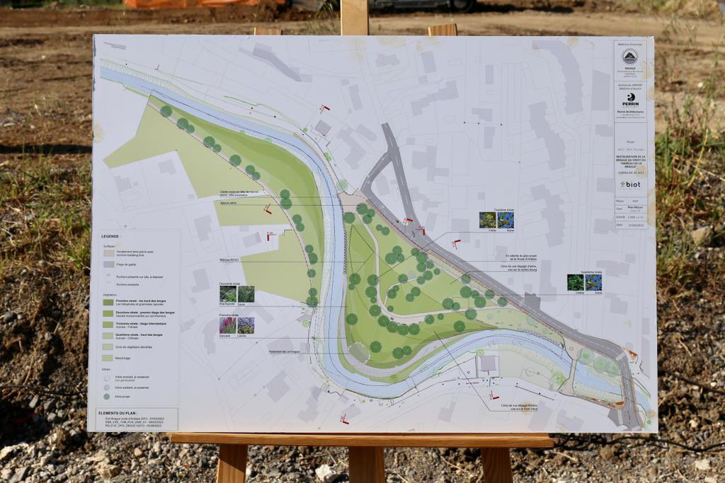 [1/3] Nous avons souhaité construire et porter ensemble un projet d’intérêt général, comprenant l’achat des habitations, afin de mettre en sécurité les habitants avec un ambitieux programme de réduction du risque inondation et de renaturation de la plaine de la Brague.
