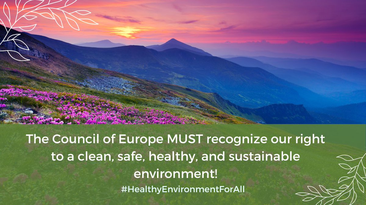 Over the past years, 1000+ CSOs & Indigenous Peoples' orgs have mobilized to recognize the right to a #HealthyEnvironmentForAll
[@RepFranceCdE] will you listen to their voice & make sure this critical #humanright is also recognized by European institutions @ the #ReykjavikSummit?