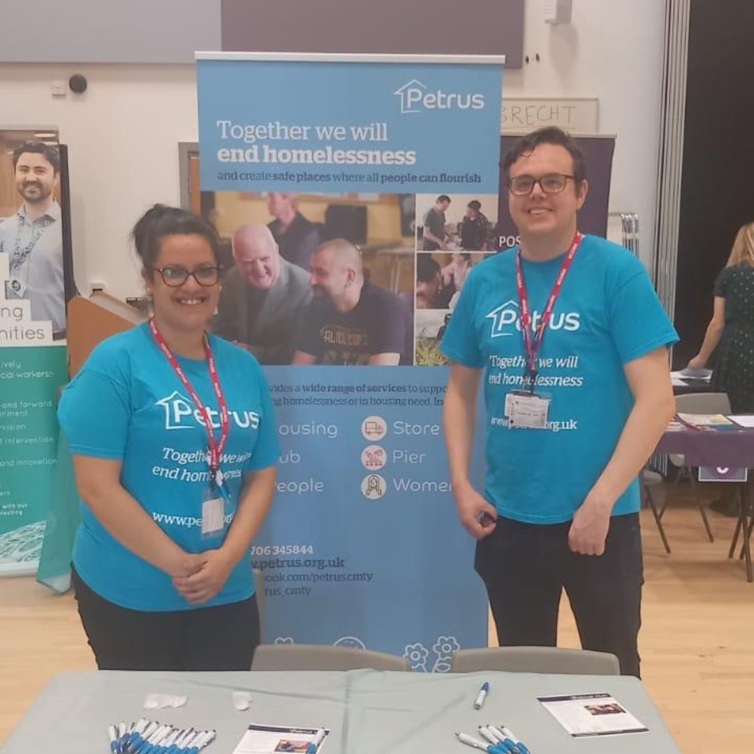 petrus_cmty's tweet photo. Great to share the work of our charity and our wider group alongside @my_maintenance at @HollingworthAc's Careers Fair yesterday, #OneTeamRegenda. One student we met was already aware of our work with vulnerable people and had raised £2k while Go Karting 50 laps - #Legend! https://t.co/K4UW8Cbg4O