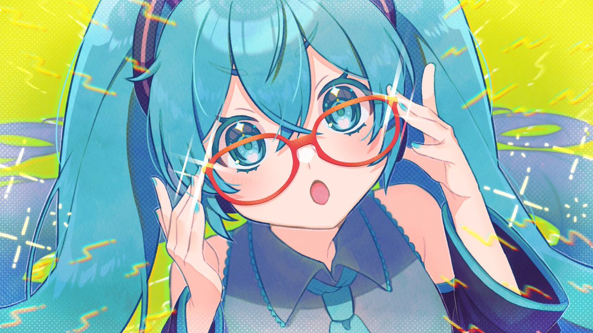 初音ミク 「#再掲したらフォロワーが増えるらしい色々なミクちゃんリンちゃん 」|87*saku🌸のイラスト