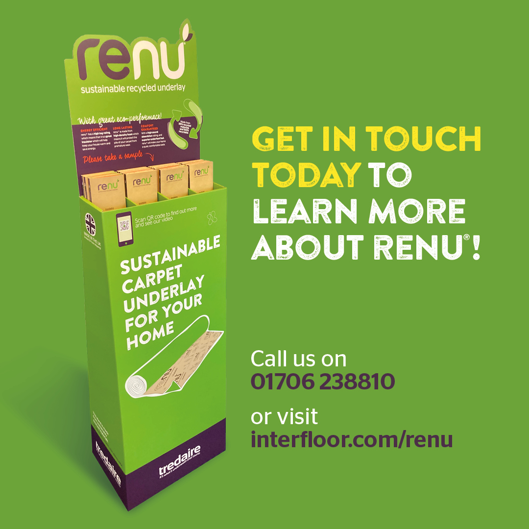 Interfloor1's tweet photo. Look what has arrived at #Interfloor HQ...
Our new #renu POS stands are available to any new or existing renu stockists across the country - the perfect way to let people know that you stock the greenest underlay on the market!
Want to get your hands on one? Contact our team 📞 https://t.co/BmPLlEZAGU